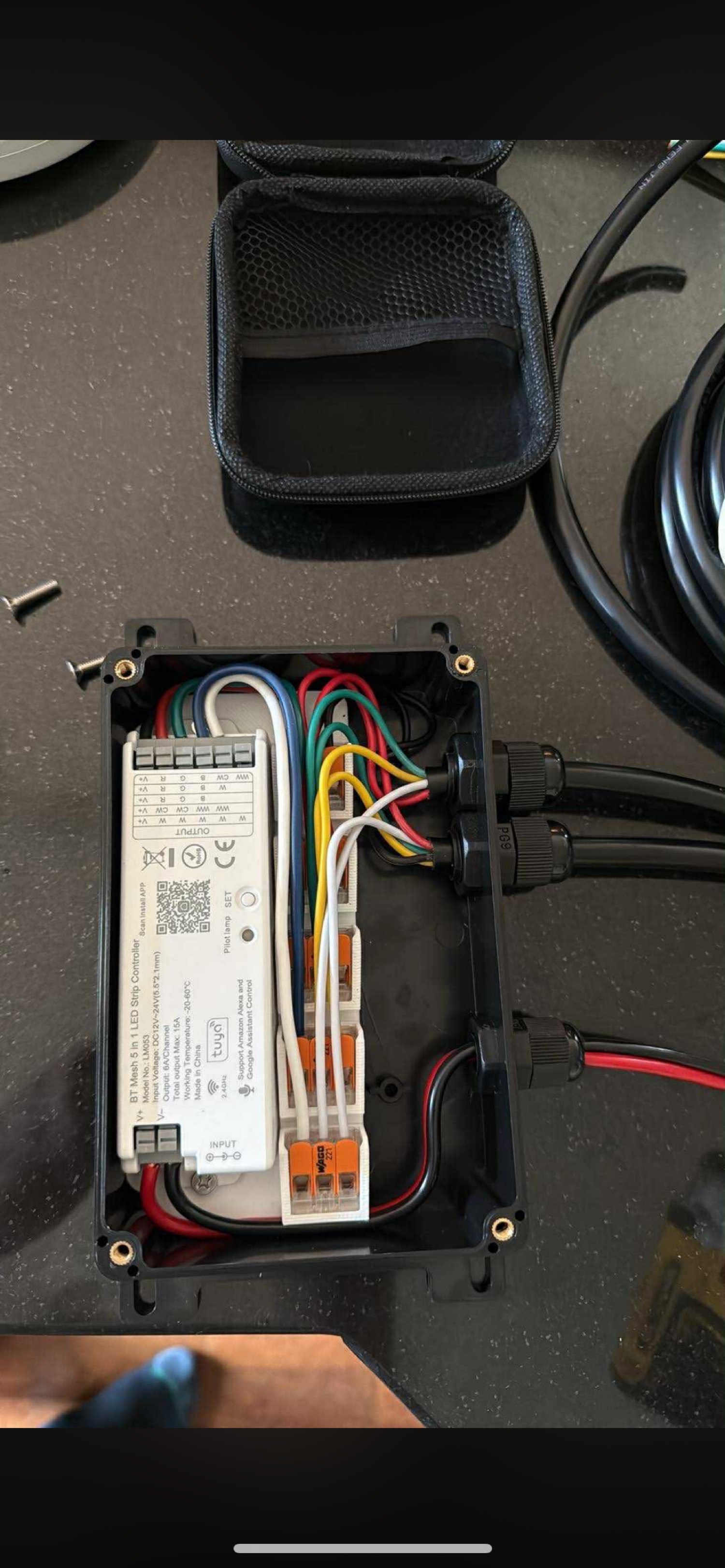 Tuya LED strip controller wiring